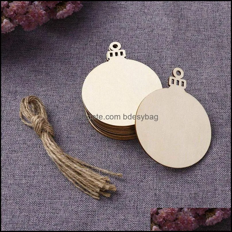 round blank wood discs bulk with holes for crafts centerpieces 20 pieces unfinished wooden christmas cutouts ornaments to pain