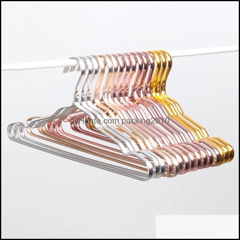 1.2 cm klädhängare icke -slip torrt och vått rack aluminiumlegeringskläder stöder ingen blekning mti färgalternativ 2 2sf g2 droppleverans 2021 r