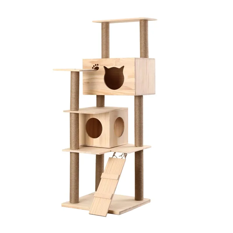 Altro Cat fornisce la torre dell'albero del gatto della torre dell'interno dell'interno della struttura dell arrampicata con il grande riposatore del gattino del giocattolo