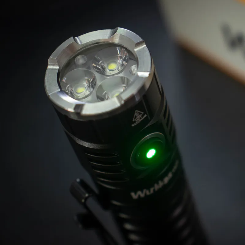 Mini lampe de poche 3 LED rechargeable étanche 2000LM torche super  lumineuse, spécification : queue sans aimant