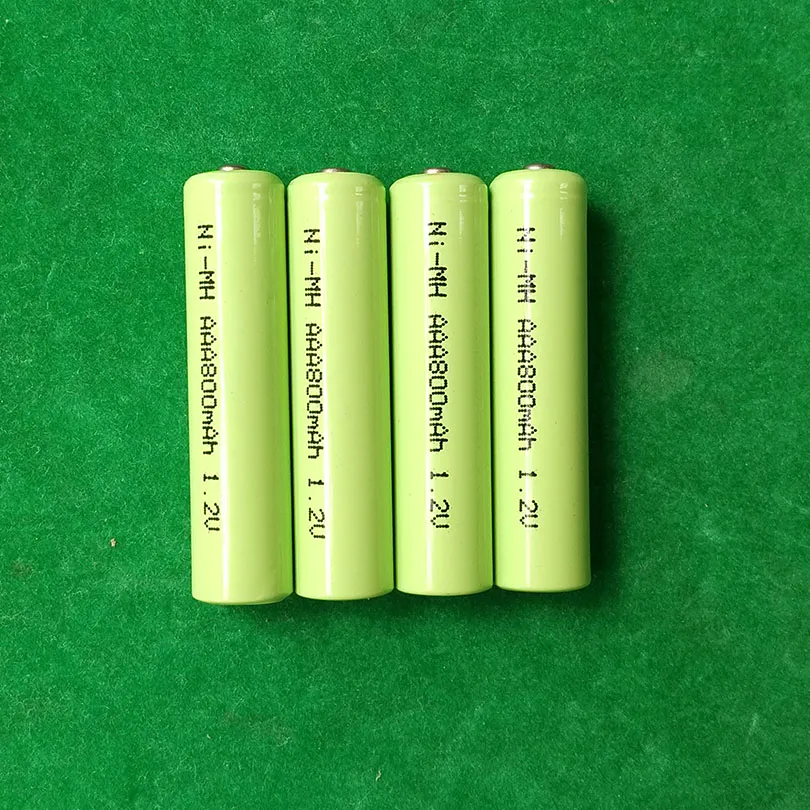 100PCS /ロット高容量800MAH 1.2V AAA NIMH充電式バッテリー