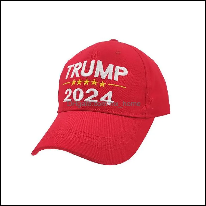 2024 Trump Hat Presidential Election Letters Printed Baseball Caps For Men Women Sport Adjustable Trump USA Hip Hop Peak Cap Head Wear