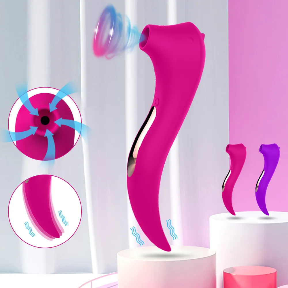 Krachtige Zuigen Dildo Vibrator Vrouwelijke Clit Clitoris Sucker Vacuüm Stimulator G-Spot Vibrerende Volwassenen Goederen sexy Speelgoed voor Vrouwen