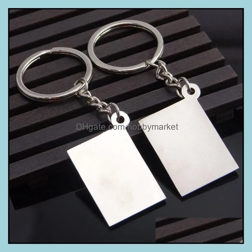 Couple Keychains Rings Envelope Heart Arrow Charm Keyrings Holder for Men Women Fashion Car Bag Metal Key Chain Jewelry Lover Birthday