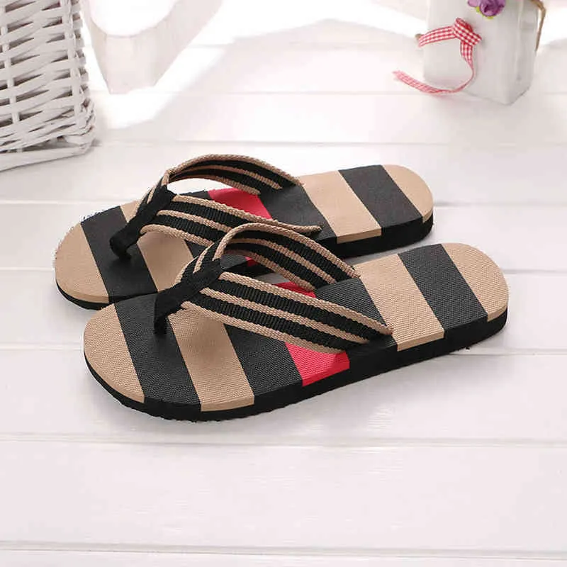 Tofflor män sommarskor blandade färger sandaler manliga tofflor inomhus eller utomhus flip flops inomhus skor chaussures häll hommes g220518