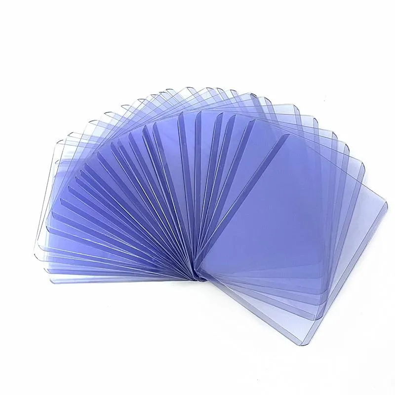 Bolsas de armazenamento carregador superior 3x4 "Cartões de jogo de tabuleiro Protetor Exterente Gaming Trading Card Sleeves para futebol esportes de basquete 1pcstor