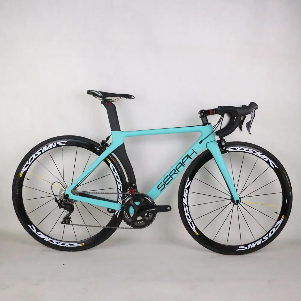 Seraph Band V الفرامل Aero Road كامل الدراجة TT-X2 مع Sh1mano 105 Groupset والألمنيوم العجلات