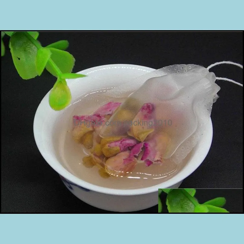 6x8cm Teabags Empty Tea Bags Nylon Material With String Heal Seal Filter Paper for Herb Loose Tea ZA5678