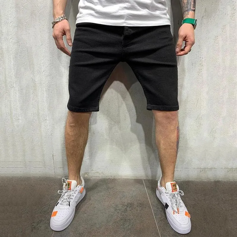 Short preto masculino best sale rasgado