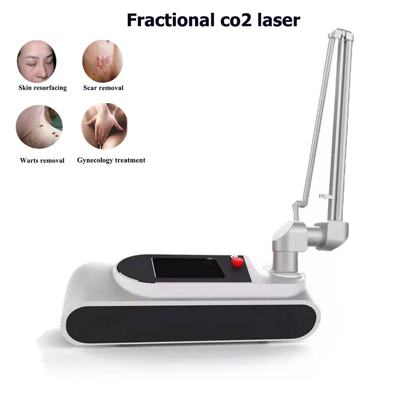 Rimozione portatile della cicatrice laser co2 frazionato Macchine per il resurfacing della pelle con rassodamento vaginale a 360 gradi 3 teste