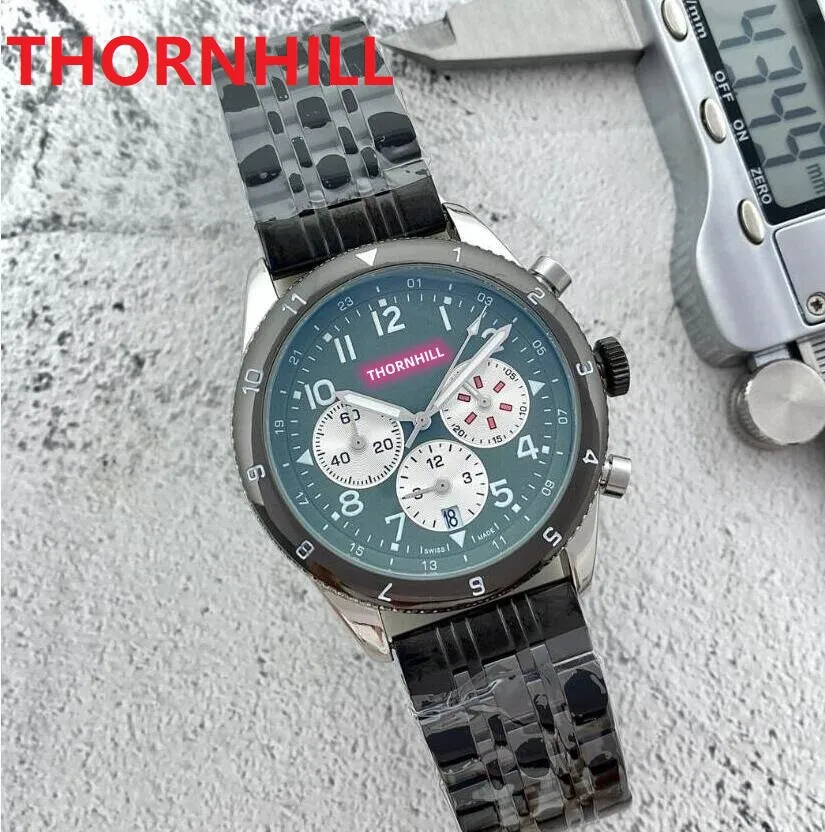Männer von höchster Qualität Sechs Stiches Arbeit Watch Vollfunktion Stopwatch Fashion Casual Clock Man Digital Nummer Designer Luxus Quarz Bewegung Uhr Uhr Montre de Luxe Geschenk