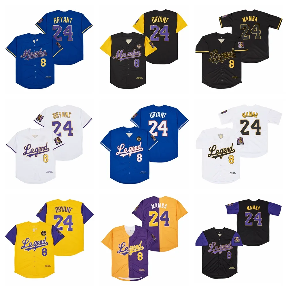 Maglia da baseball da uomo Lower Merion High School Bryant Cool Base Team Colore Nero Blu Bianco Grigio Giallo Tutto cucito in puro cotone traspirante per gli appassionati di sport in vendita