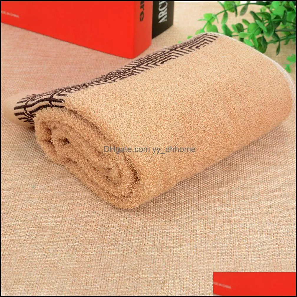 3Color Absorbent Soft Washcloth The Bath Pure Cotton Siege Back Word Bath Towel