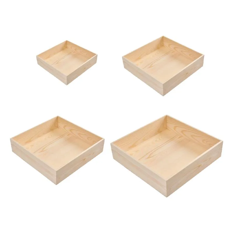 Gift Wrap 4pcs Tabletop Storage Box Bedroom Cosmetic Holder Jewelry BoxGift