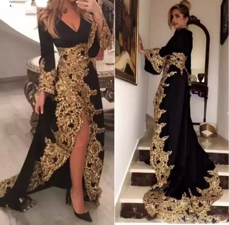 Vestidos de noite muçulmana de estilo de Kaftan dubai