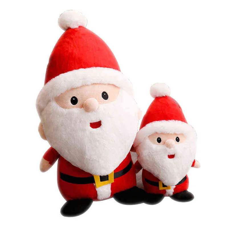 Pluche pop speelgoed kerst kerstman pop cartoon dier vrolijk kerstkist santa decoraties pluche speelgoedcadeau voor ldren j220729