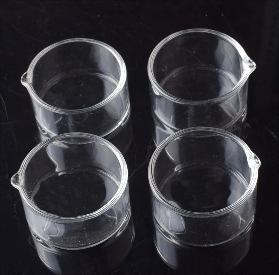 Glazen Waterpijpen Olie Ring Asbak Schotel 38mm 50mm OD Dabber Gerechten voor 10mm 14mm 18mm mini Nectar Collector Kit