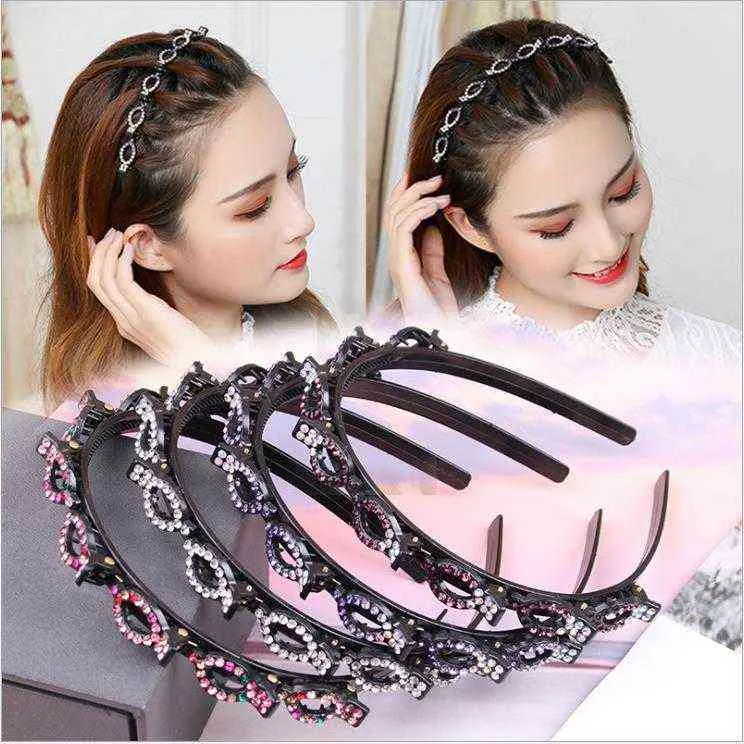 Çift Patlama Saç Firkete Hairband Saç Dekorasyon Klipler Kadınlar Için Hoop Bantlar Barrettes Hairstyle Saç Aksesuarları AA220323