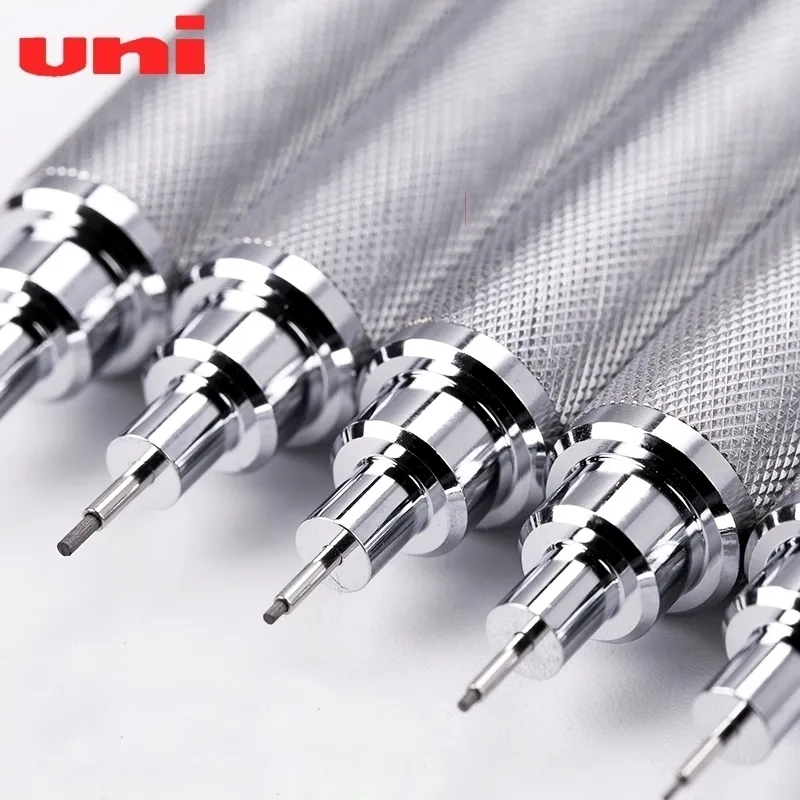 Механический карандаш Оригинал Японии Uni Shift Shift Lock Metal Pen M3m4m5m7m91010 0.30.40.50.70,9 мм Y200709