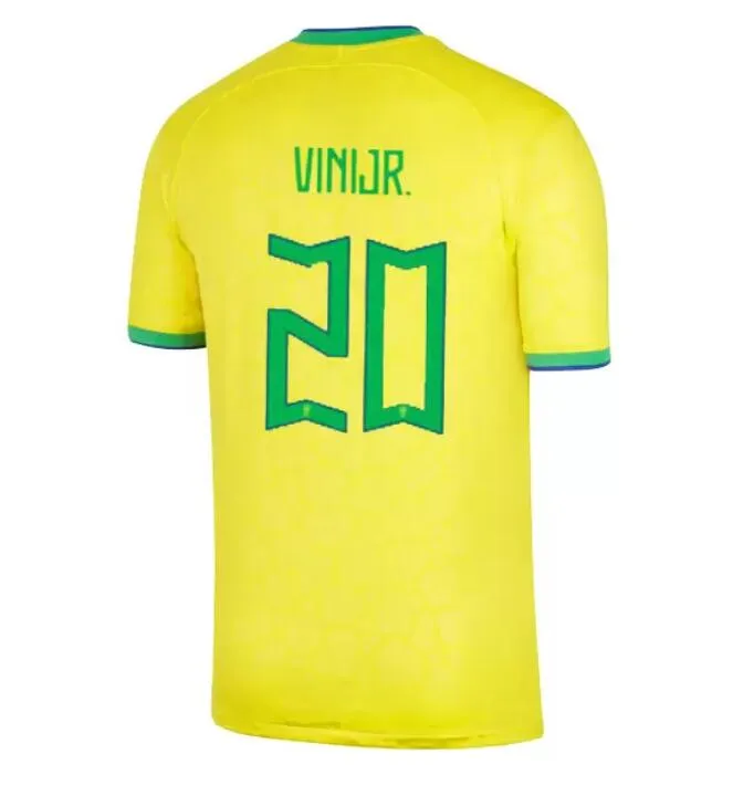 Camisa Brasil 2023 NEYMAR Soccer Jerseys 22 23 Brazilian Kids Kit