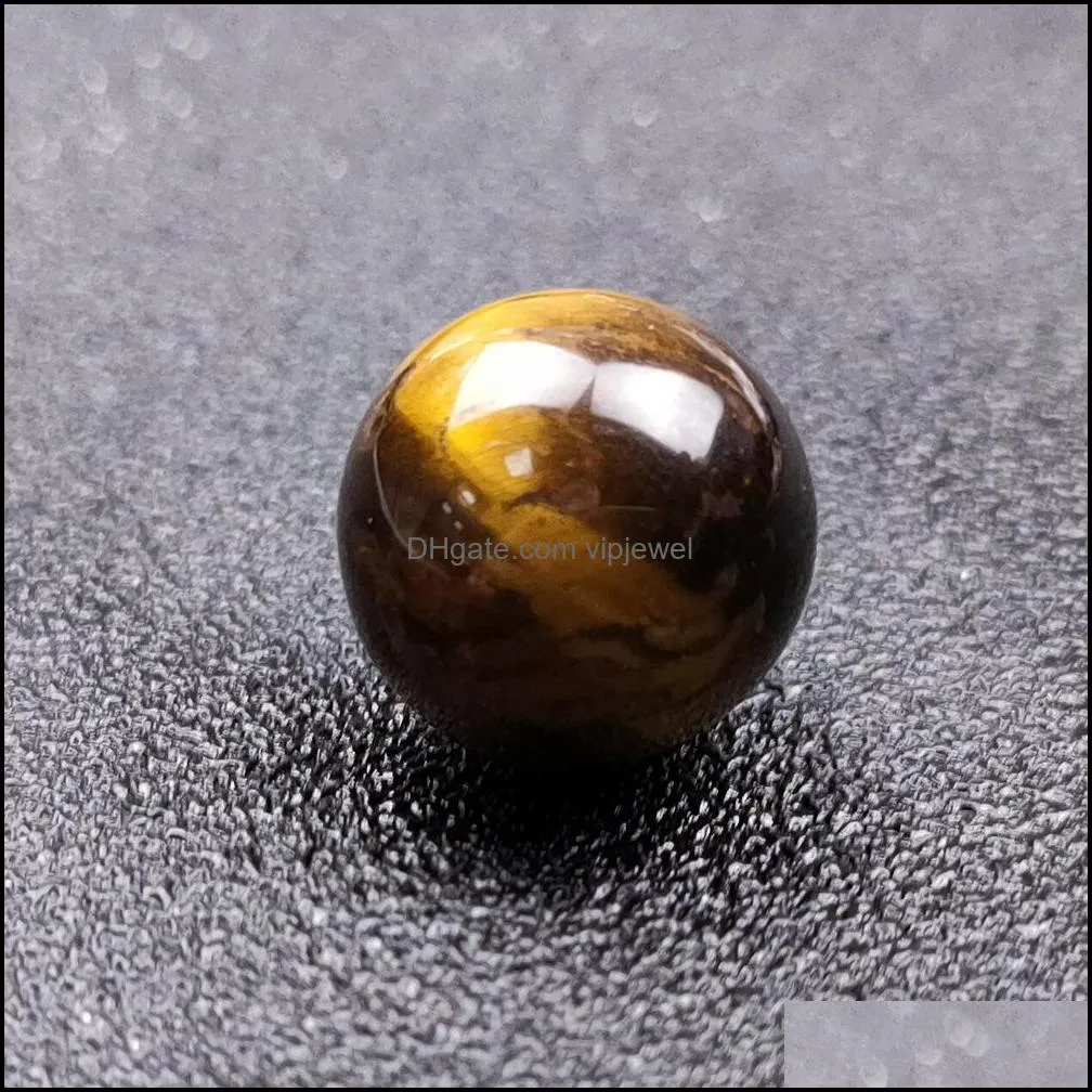 16mm polished loose reiki healing chakra natural stone ball bead palm quartz mineral crystals tumbled gemstones hand piece vipjewel