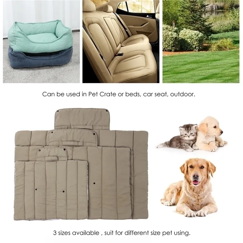 Tapis multifonction pour animaux de compagnie, doux et confortable, pour chien et chat, canapé-lit pliable, produit pratique, adapté à la marche à l'extérieur, coussin Y200330