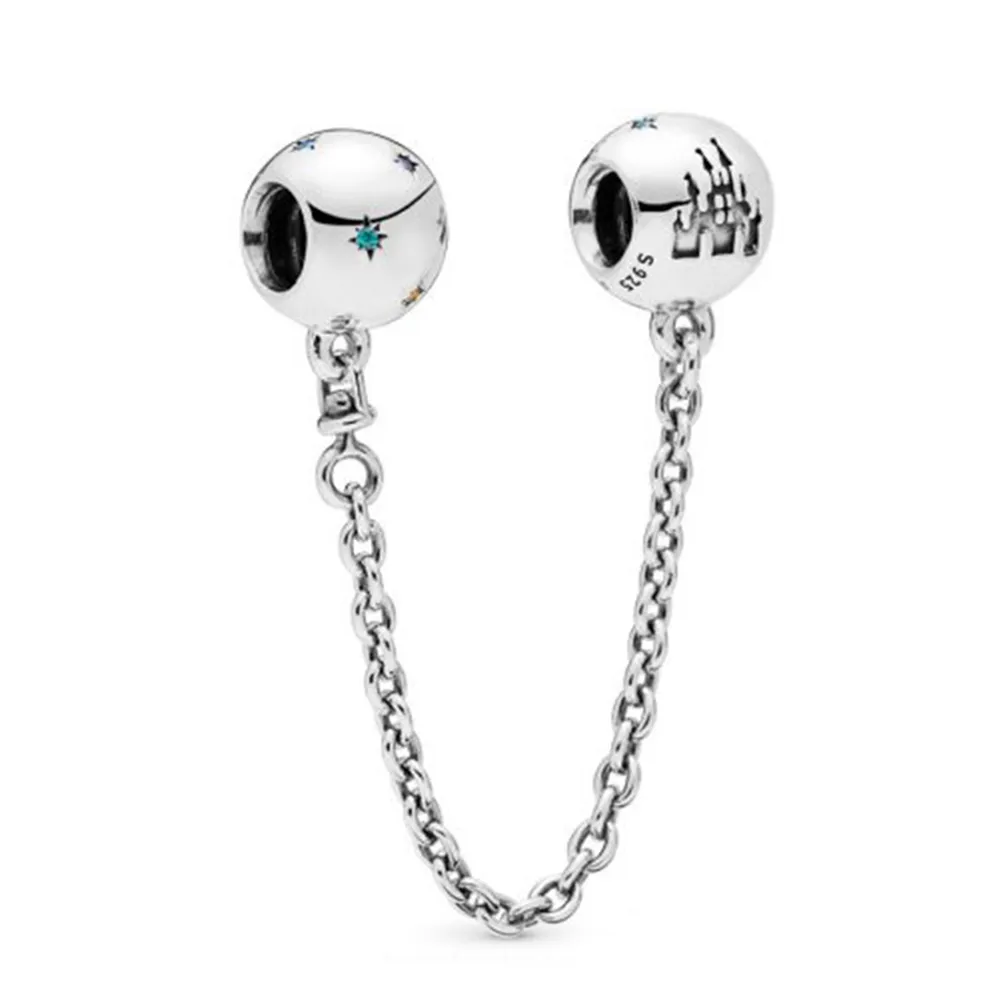 Rose Gold 925 Silver Safety Chain Bead For Womens Pandora Chain Bracelet DIY Jewelry Accessory From Cutepandora 6.17 DHgate.Com