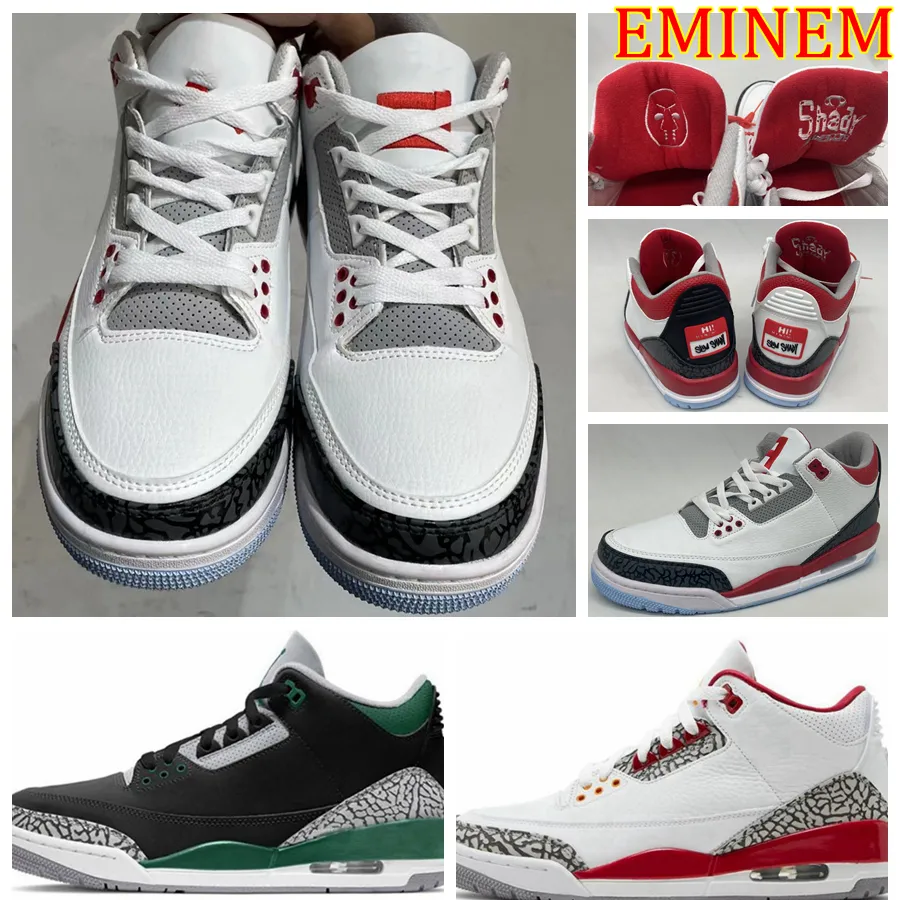 Scarpe da basket alte Uomo Donna Halftime Show Slim Shady Red Cardinal Sneakers Pine Green Racer Blues Brave Del Sol Georgetown Cement Cat Scarpe da ginnastica Con scatola e cartellino