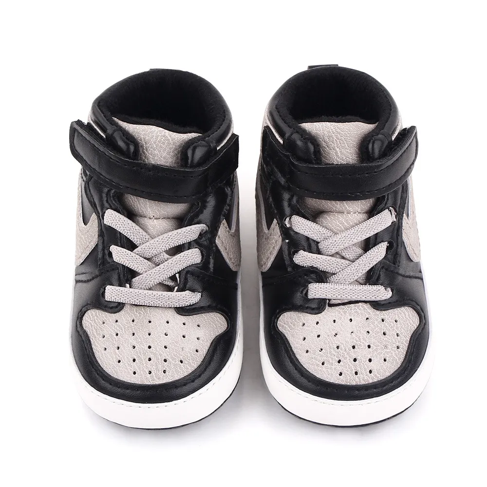 Zapatos para niños pequeños, zapatos clásicos antideslizantes de suela blanda para recién nacidos, zapatos de bebé antideslizantes para niñas y niños, zapatillas deportivas, zapatos de cuna para bebés