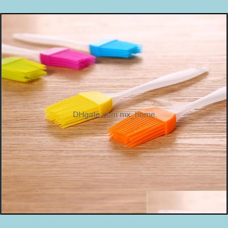 Candy Colorful Silicone Bakeware Basting Brush Pastry Bbq Brush Oil Brush Cream Brushes Cake Utensil Bread Cooking