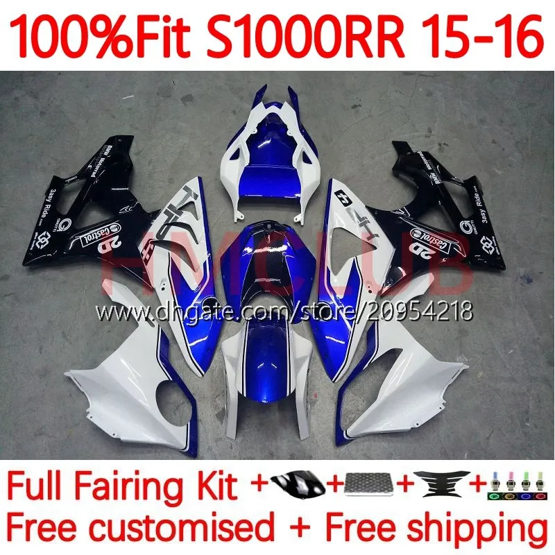 Wtryskowe owiewki formy dla BMW S-1000RR S 1000RR 1000 RR S1000-RR 2015-2018 Bodywork 150no.15 S1000RR 15 16 17 18 S1000 RR 2015 2016 2017 2018 Kit OEM Bodys Blue Blue Blue Blue Blue Blue Blue Blue Blue Blue Kit Kit Blue Blue Blue Blue