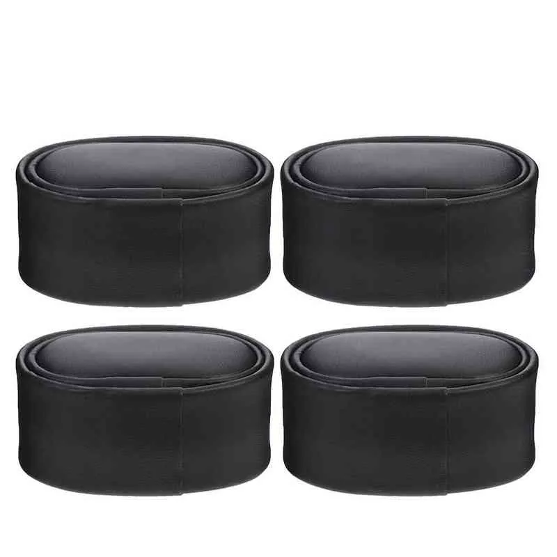 4 Pcs Portable Montre Remontoir Oreillers Affichage En Cuir Montre Remontoir Oreillers pour Montre-Bracelet Bracelet Affichage Pad Boîte De Rangement Stand H220505