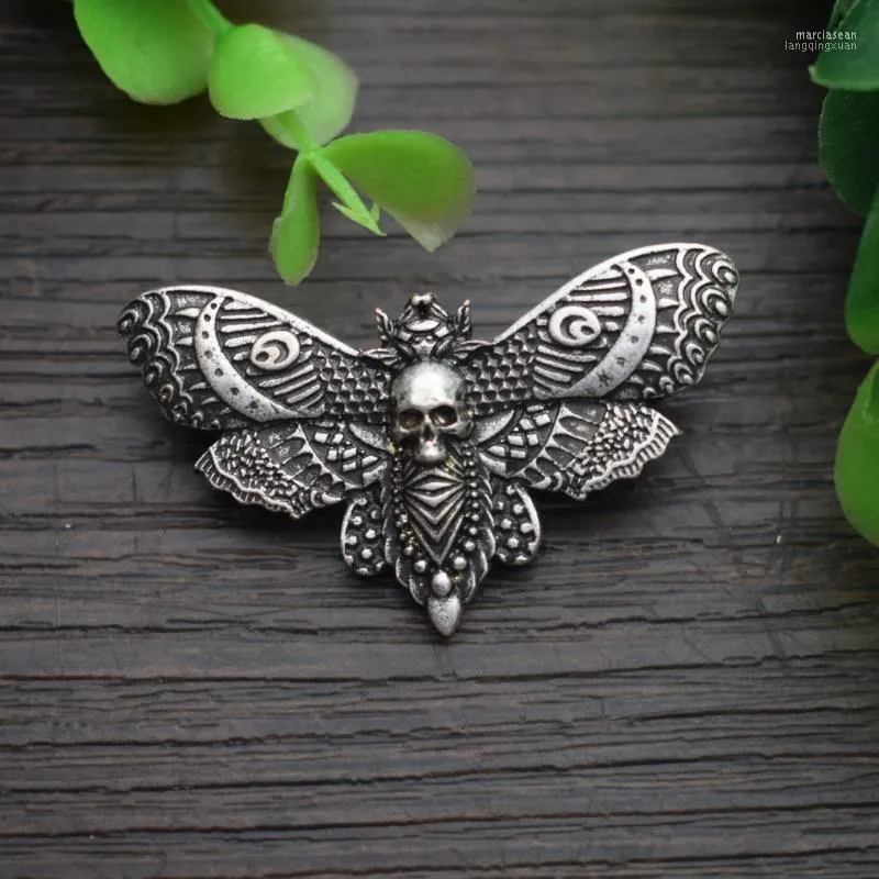 Pinos broches 1pcs mortos de cabeça morta Butterfly Hawkmoth Broche Insect Animal Party Gift1 Marc22