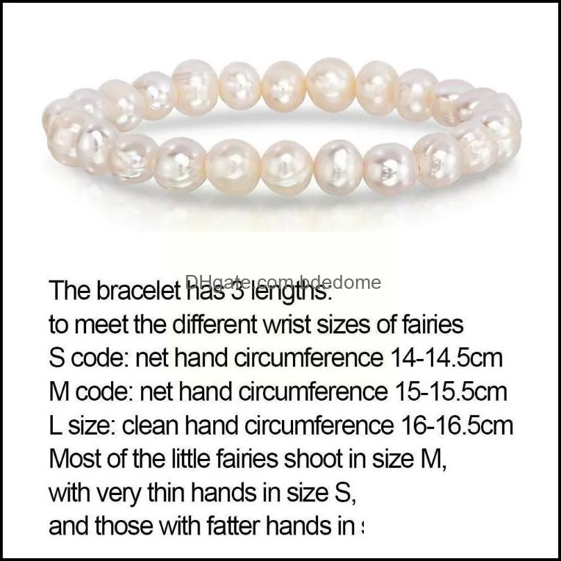 bangle freshwater pearl bracelet natural for girls jewelry women fashion simple party wedding jewelr s3t6