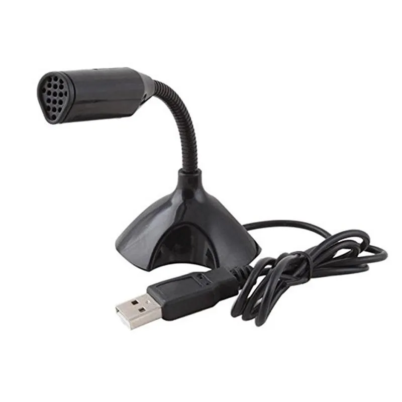 Adjustable USB Laptop Usb Microphone For Pc With Holder For Studio