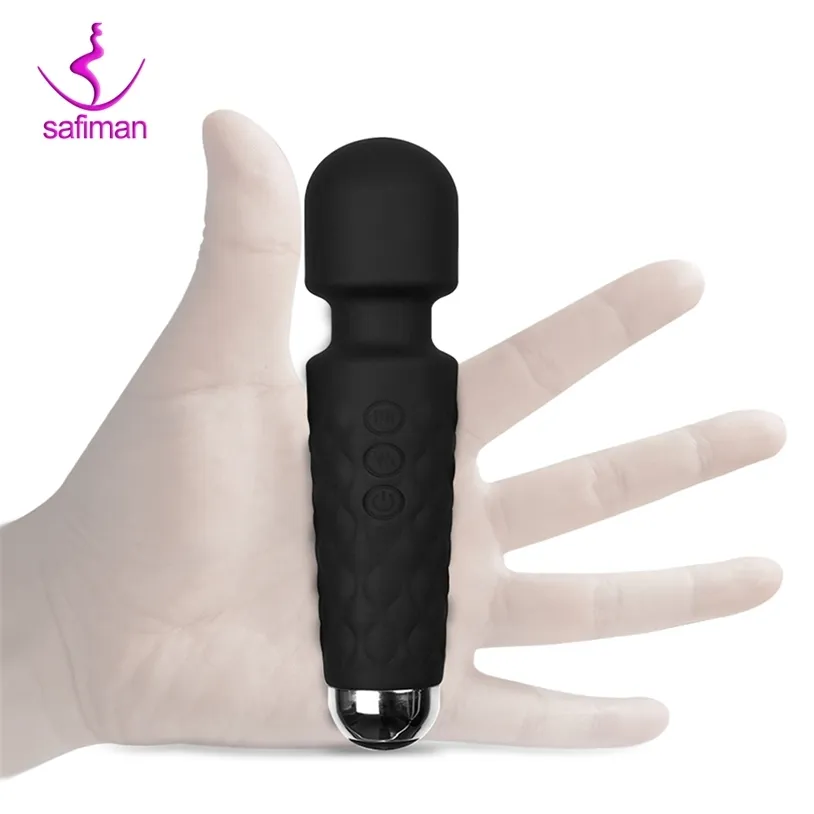 Mini Leistungsstarker Vibrator Sexspielzeug für Frau AV Zauberstab Vibratoren Klitoris Stimulator Masturbator Dildo Erotik Erwachsene 18 220317