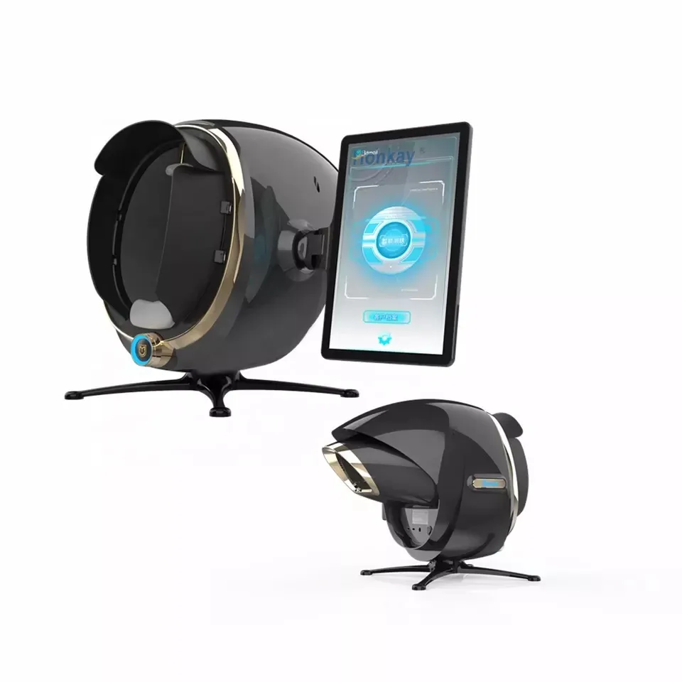 Portable Magic Mirror Face and Hair Test Analyzer 8 Spectrum Imaging Technology 2K High Definition Display 3D Digital ansiktsanalys Hud Hair Scanner