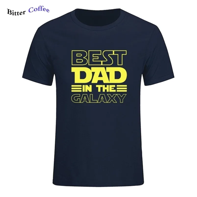 Папа в футболке галактики смешные отцов день подарок день рождения подарки для мужчин муж Летний хлопок футболка футболка 220328