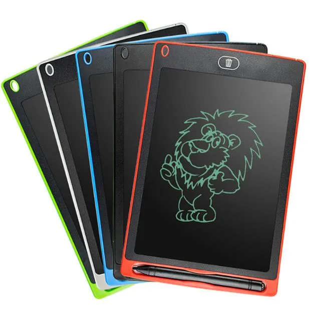 4.4 6.5 8.5 Inch LCD-scherm Tablet Handschrift Pad Drawing Board Graphics Papierloze Kladblok Memo's met opgewaardeerde pen voor volwassenen Kindercadeau nieuwste