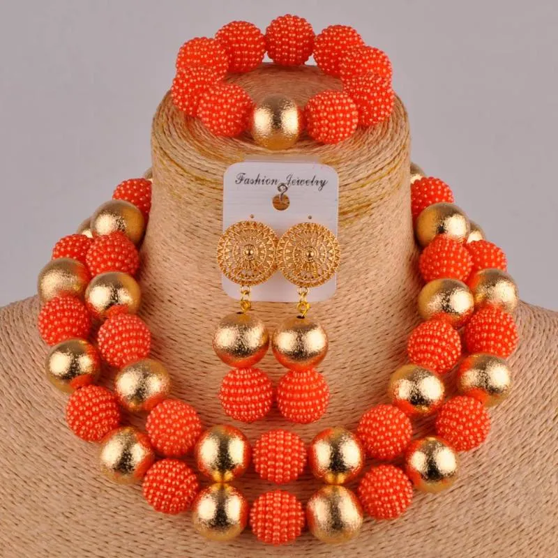 Necklace Set for Women - Orange | FashionCrab.com