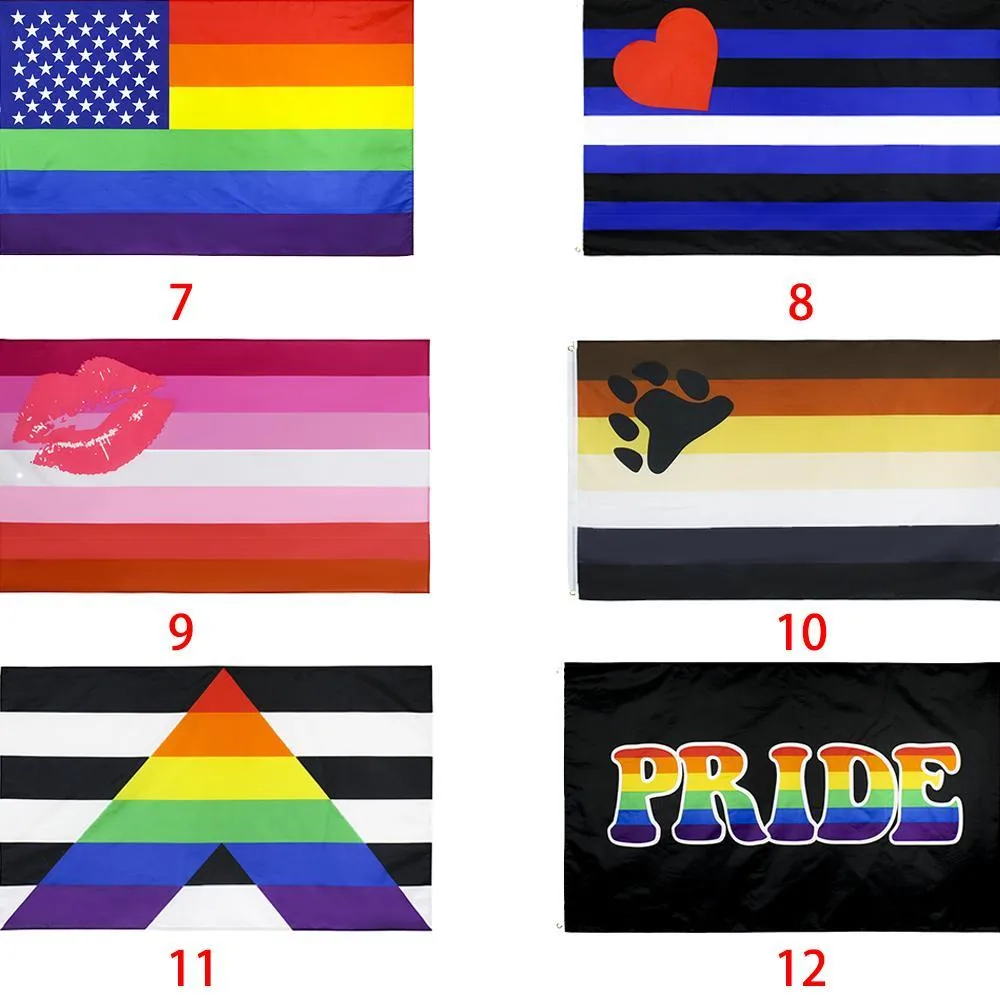 HOWAF 16 Rainbow Gay Pride Wristband Bracelet Lesbian Bisexual Pansexual Trans Flag Non Binary