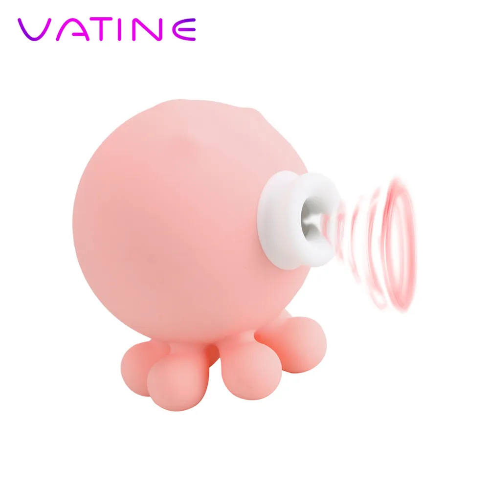 9 vibratrice de poulpe à sucre Clitoris Vagin Stimulateur oral Toys sexy pour femmes Masseur de mamelon Masseur féminin Masturbation