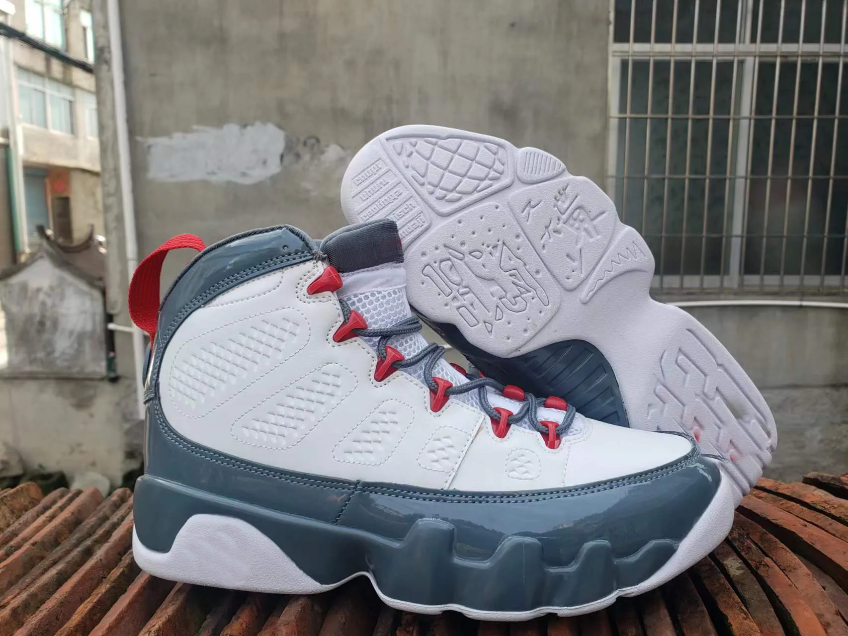 White discount 9s trainers