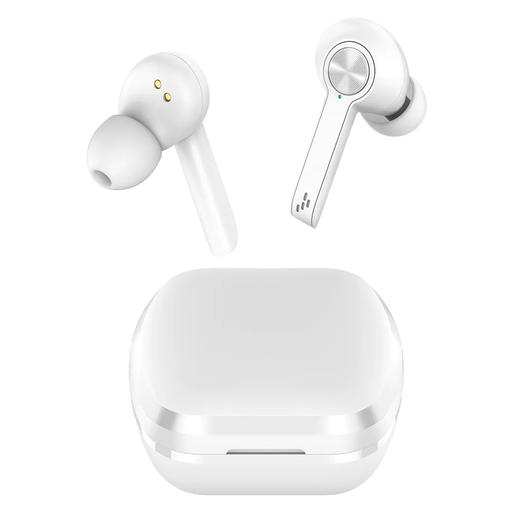TWS TROLES KABLOLUK Bluetooth Kulaklık Kulak Kulaklıkları Apple Xiaomi Akıllı Telefon Siyah Kuffie Şarj Kutusu Güç Led Ekran Su Geçirmez Otomatik Eşleştirme