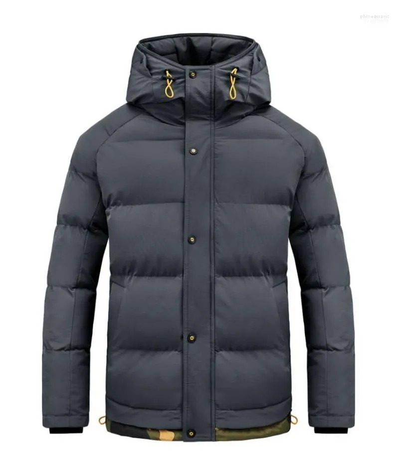 남자 다운 파카 패션 자켓 겨울 두꺼운 후드 가드 코트 바람 방풍 야외 옷 남자 Parker Coats1 Phin22
