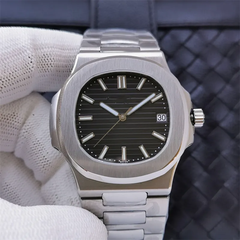 De Luxe 5711 Montre ZF Mężczyznami zegarki 40 mm 324 Automatyczne mechaniczne ultra-cienkie ruchy stalowe zegarki zegarków zegarków zegarków 648972 Sygnater S