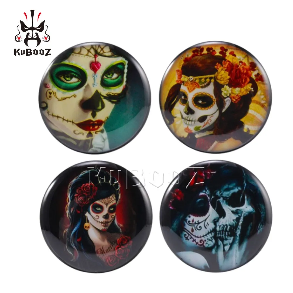 KUBOOZ Wholesale Acrylic Puppet Girl Ear Plugs Body Jewelry For