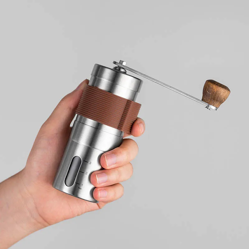 Съемные ручные ручные кофейки портативные мини -нержавеющая сталь ручной сталь кофе кофе кофе -шлифоваль