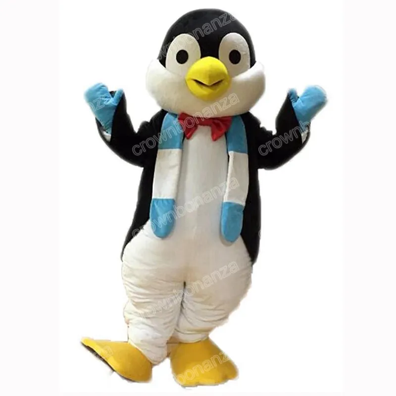 Halloween niedliches Pinguin-Maskottchen-Kostüm, hochwertige Cartoon-Charakter-Outfits, Erwachsene, Weihnachten, Karneval, Geburtstag, Party, Outdoor-Outfit