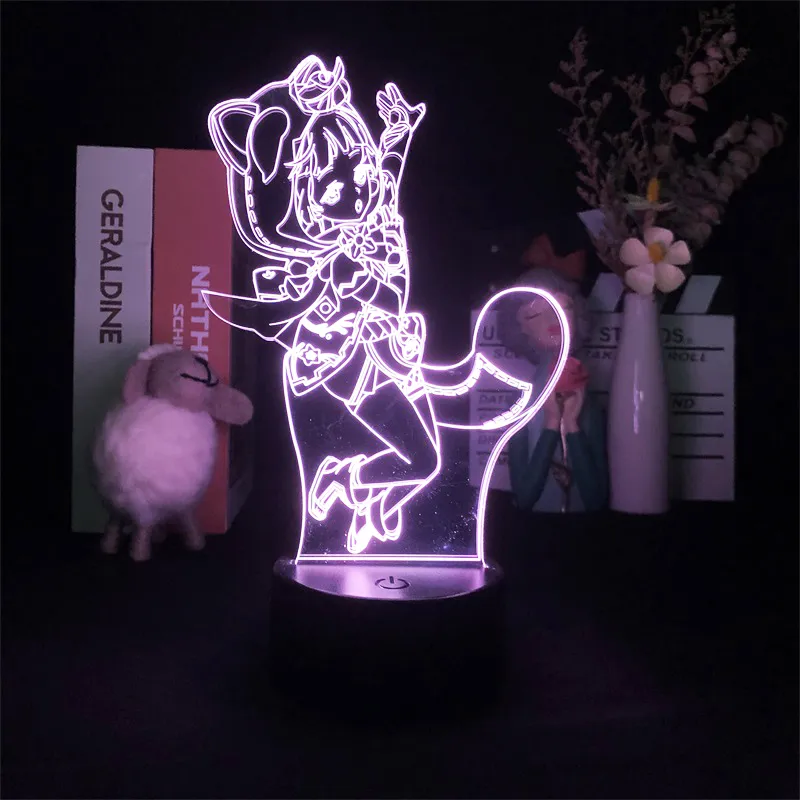 3d Sayu Figure Night Light USB Anime Nightlight Led Game Room Table Lamp